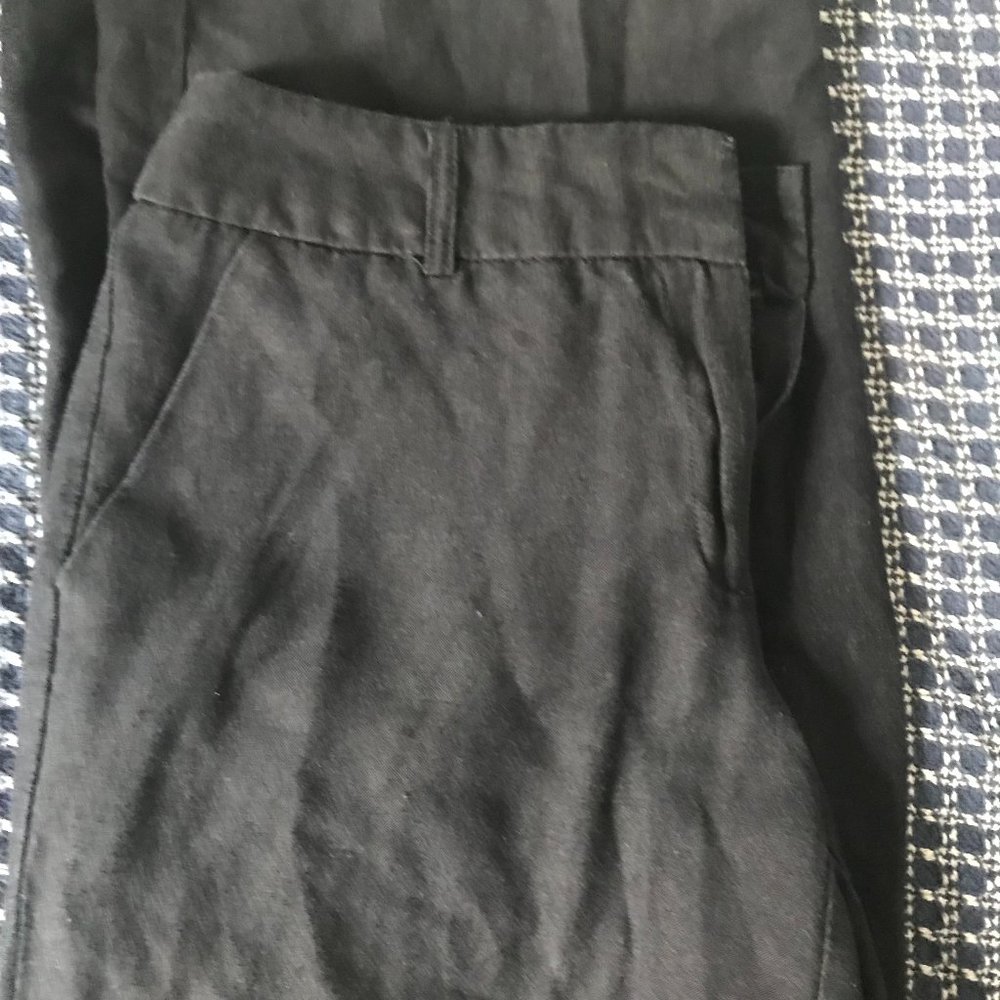 Navy Blue Wide Leg Pants
